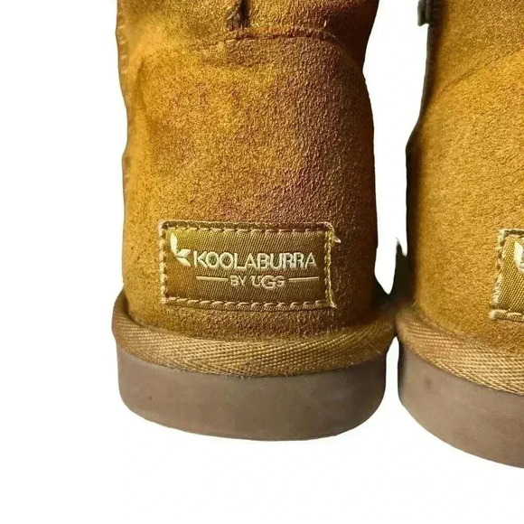 Koolaburra by UGG US size 5 in chestnut mini boots - Picture 3 of 11